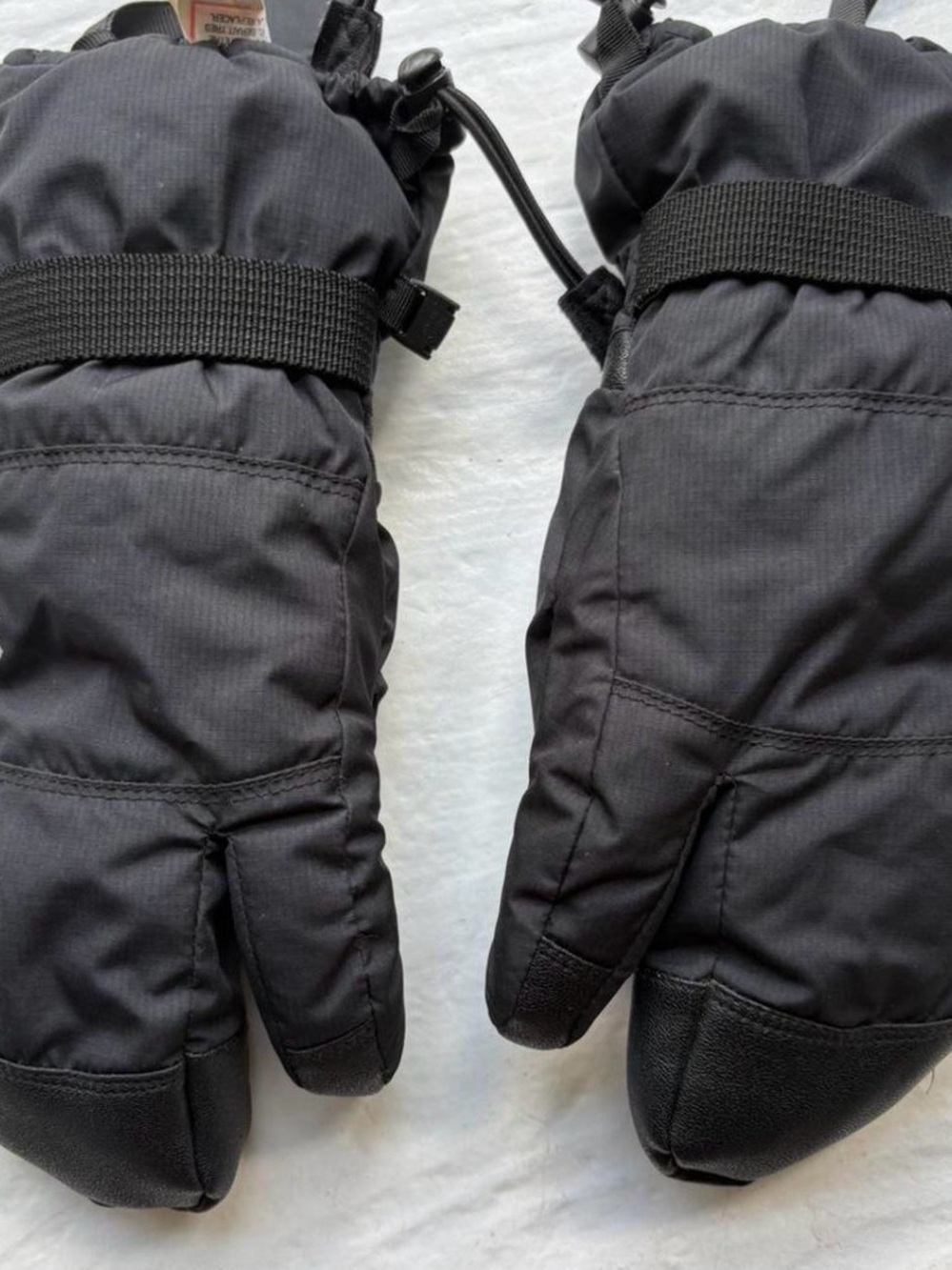 REI Co-op Black Insulated Winter Ski Snowboard Mittens Gloves Kids Medium M